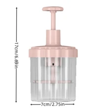 Automatic Rebound Foaming Machine, Used For Face Washing, Hair Washing And Shampoo, Foam Dispenser Bottle For Cleanser, Pink - Pink - View 6