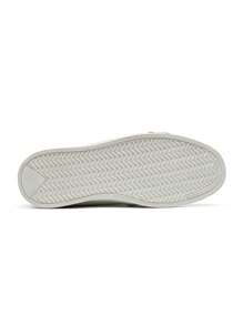 Men's Fashion Skate Shoes Leather Oxfords Sneakers Business Classic Casual Dress Shoes - Đen và trắng - Xem 5