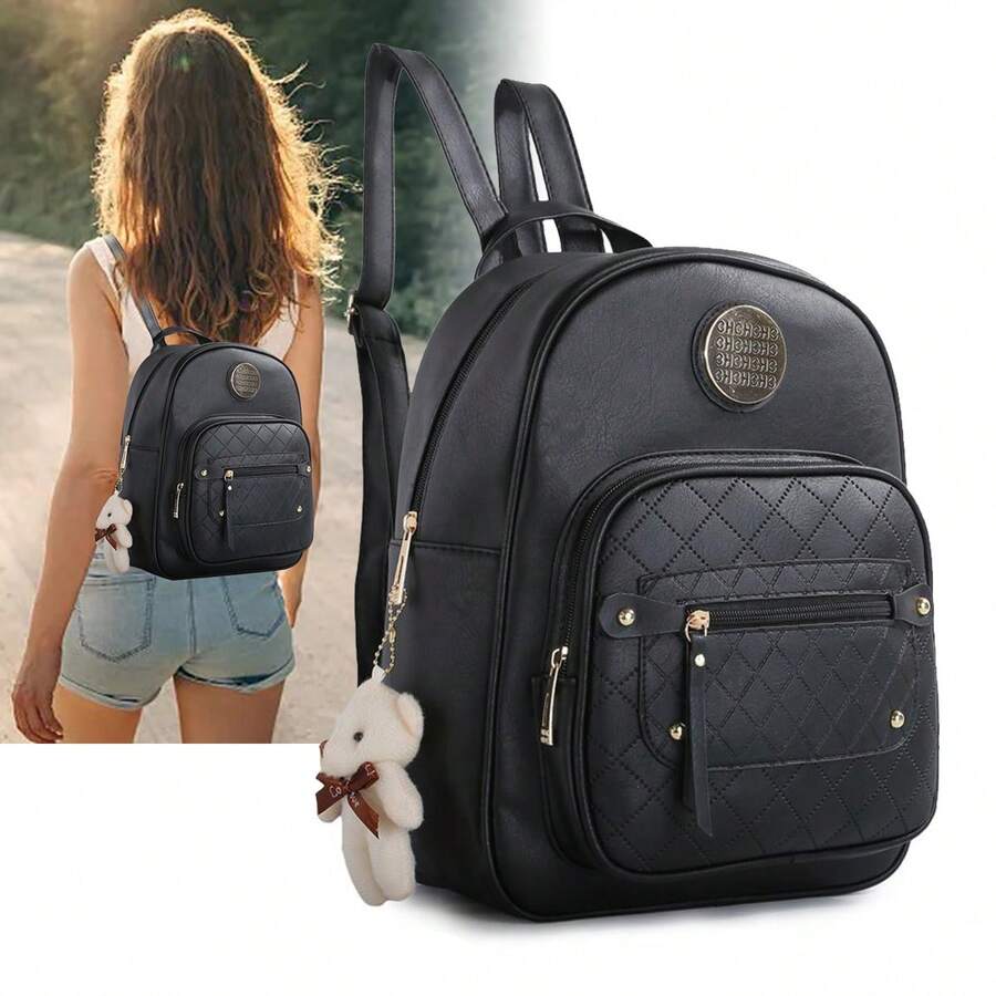 Mochila de moda para mujer multifunción-HotFashion HOT SALE - Negro - Ver 1