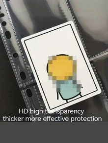 270 Pockets Baseball Card Trading Card Pages, 30 Pages 9 Pockets Trading Card Storage Album Pages, 11-Hole Suitable For 3-Ring Binder Protective Sheets, Prefect For Sports Card, Coupon, Business Card - White - View 5