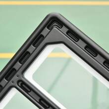 HOMCOM Canasta de Baloncesto con Soporte Móvil con Ruedas Aro de Basket Ajustable en Altura con Base Rellenable para Niños y Adultos 90x165x302-352 cm Negro - Negro - Ver 9