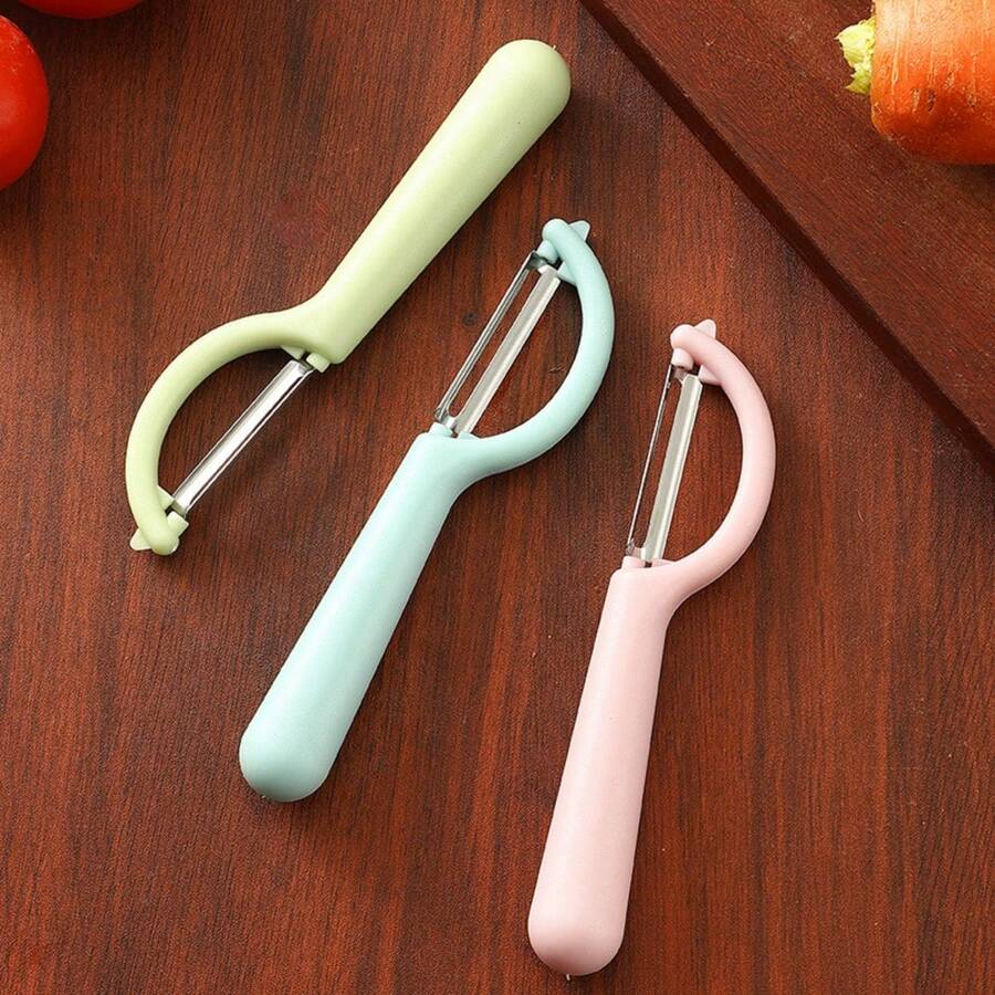 3入組多功能削皮器,甘蔗刨,蘋果削皮器,蔬果削皮器 - 彩色 - 查看 1