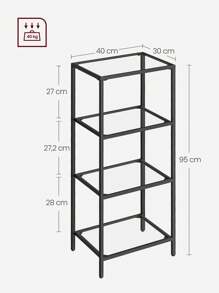 VASAGLE Bookcases - Black - View 7
