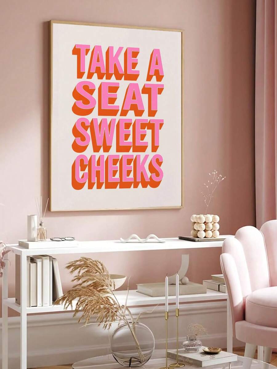 1 张励志名言墙壁艺术海报，适用于卧室、客厅、书房、餐厅、楼梯、咖啡厅、办公室、娱乐室，无框架，帆布 - 彩色 - 查看 1