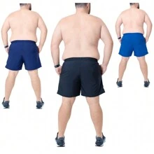 Arraia Maori Men Plus Size Shorts - 01 Black 01 Navy 01 Royal - View 2