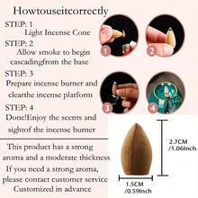 100pcs Natural Lavender And Smoke Mixed Backflow Incense Cone, Suitable For Tea Room, Yoga Studio And Meditation