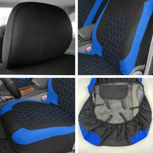 REMAX Car Seat Covers 9 Pack Airbag Compatible Universal Seat Cushions Car Accessories New Football Quilted Design For Women,Car Seat Cover Full Set