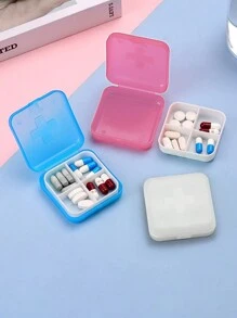 Hộp đựng thuốc di động cho chuyến du lịch một tuần, hộp đựng thuốc có ngăn chia, hộp đựng trang sức, khuyên tai nhỏ cho túi đựng đồ du lịch, túi đựng đồ trang điểm, túi đựng mỹ phẩm, hộp đựng đồ đi nghỉ, hộp đựng đồ trang điểm dung tích lớn, hộp đựng son môi, cọ, đồ chăm sóc da, điện thoại di động, tiền xu, đồ dùng nhỏ, cho gia đình, quà tặng, ngày lễ và lễ hội Halloween Giáng sinh đa chức năng, phong cách Boho - trắng - Xem 2