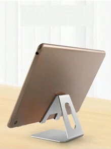 Aluminum Alloy Desktop Phone Holder Stand For Watching Tv On Phone And Tablet, Universal Slouchy Stand For Work And Use, Silver Compatible With IPhone, Android Phone, Gift For Birthday, Family, Friends Phone Stand, Phone Accessories