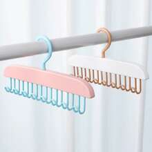 1pc Hanger With 8 Hanging Hooks For Storage, Suitable For Wardrobe, Bra Hanger, Vest Hanger, Popular Rotatable, Plastic Hanger, Closet Hanger, Space Saving Hanger, Wall Mounted Storage, Bathroom Hook, Kitchen Hook, Wardrobe Storage Rack, And Storage Space In Dormitories And Apartments. Can Store Vests, Bras, Scarves Decorations Decor Festival Decor Room Decor Home Decor Decor Bedroom Decor Dress Pants Shoes Jeans Boots Skirtbedroom,Organizer,Organiser,Home Storage,White T Shirt Women,Black Pants Women,Ladies Winter Clothes,Dress,Winter Clothes For Ladies,Elegant Woman Dresses,White Shirt For Ladies,Long Sleeve,White Jumpsuit For Women,Spring Dresses For Women,Spring Outfits For Women,Spring,Spring Clothes,Minimalist,Summer Tops - One Size - View 2