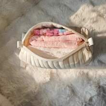 1 Peça Bolsa De Fraldas Elegante E Portátil No Estilo De Bolsa De Mão Para Bebê E Mamãe, Com Anexos Para Carrinho De Bebê