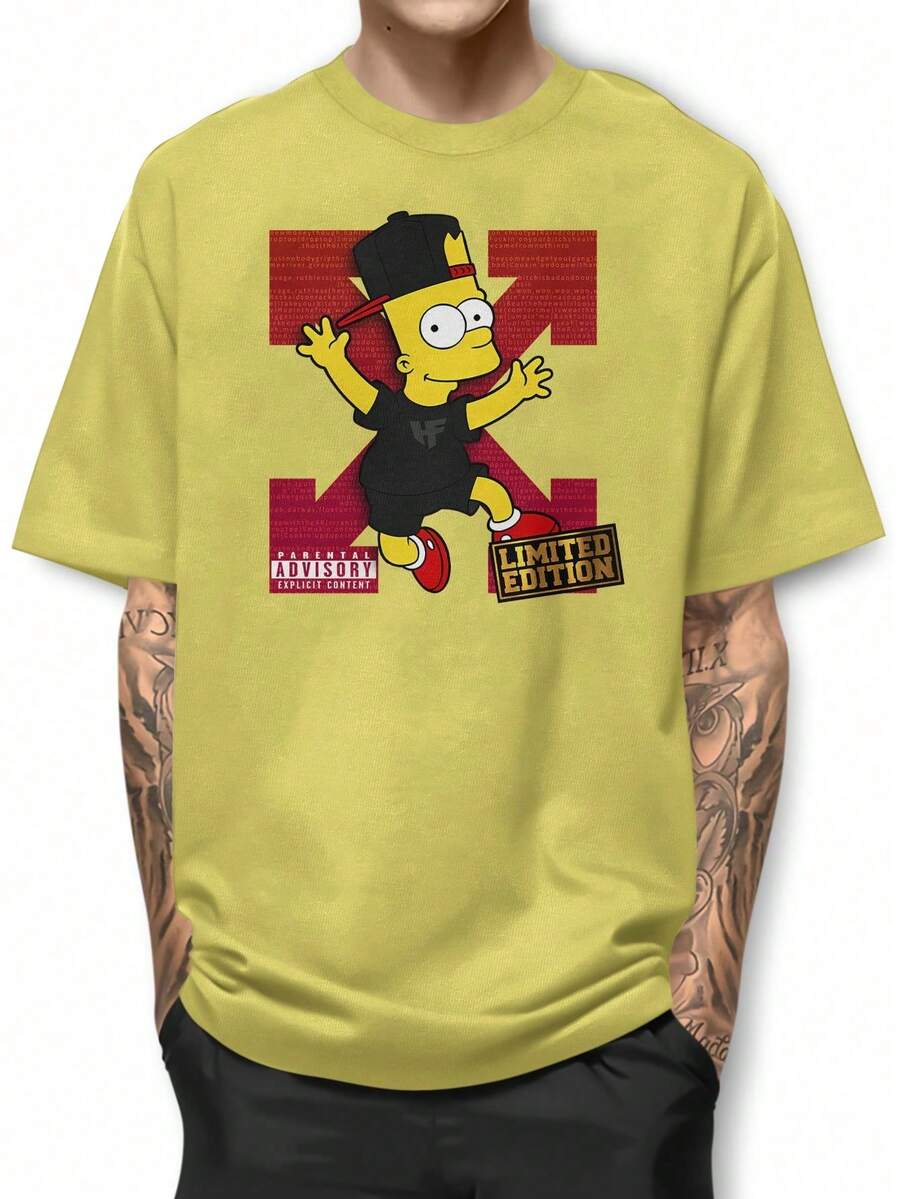 Men T-Shirts - Màu vàng - Xem 1