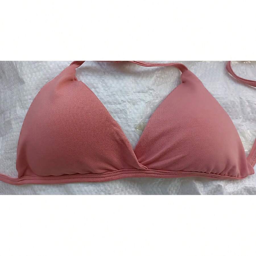 Women Bikini Sets - 乾枯玫瑰色 - 查看 1