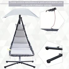 Hammock Chairs - Grey - View 7