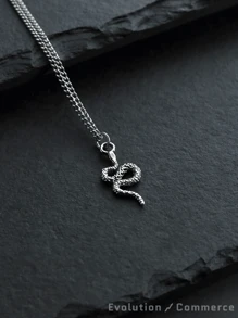 Men's Pendant Necklaces - Bạc - Xem 2