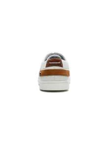 Men's Fashion Skate Shoes Leather Oxfords Sneakers Business Classic Casual Dress Shoes - Đen và trắng - Xem 6