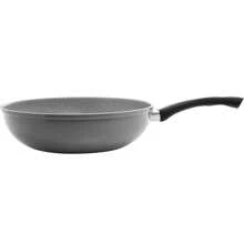 Frigideira de Indução em Alumínio com Revestimento Cerâmico Granilite Cinza 24cm - Cinza - Visão 3