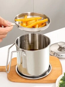 1 cái Thép không gỉ Dầu Bộ lọc Xe tăng , Phòng bếp Vật dụng trong nhà Chai Dầu , Dầu Hở Hiện vật Vật dụng trong nhà Dầu Làm khô hạn Xe tăng Với Nắp , Khoai tây chiên , Gà Popcorn Gà Dầu Bộ lọc Xe tăng , Món ăn Dầu Bộ lọc Hiện vật , Dung lượng lớn Dầu Bình Lọc , Dầu Bình Lọc Với Bộ lọc , Nắp Và khung gầm Thích hợp Đối với Lưu trữ Dầu , Dầu ô liu , Thú vật Dầu , Súp Cơ sở Bộ lọc , Có thể Như A Tân gia Qủa tặng Đến Gia đình Và - Bạc - Xem 5