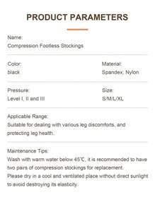 Cofoe Level 2 Compression Socks 23-32mmHg Below Knee Compression Sleeves Open Toe Calf Compression Stocking Legging For Men Women Pregnant