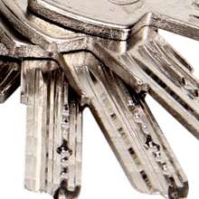 94mm Heavy Duty Padlock & 5 Keys Armoured Steel Shutter Warehouse Container Lock - Silver - View 6