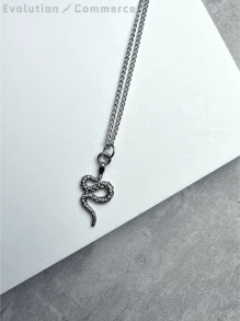 Men's Pendant Necklaces - Bạc - Xem 6