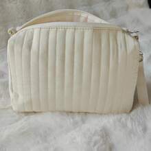 1 Peça Bolsa De Fraldas Elegante E Portátil No Estilo De Bolsa De Mão Para Bebê E Mamãe, Com Anexos Para Carrinho De Bebê