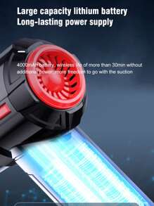 Cordless Vacuum Cleaner, Handheld Rechargeable Car Vacuum With Charging Dock, Strong Suction Portable Mini Vacuum, Wet Dry Vacuum Cleaner For Car Home - Black - View 10