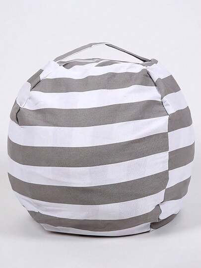 حقيبة تخزين دبدوب كبيرة الحجم يمكن ملؤها بالأشياء ، حقيبة تخزين الألعاب الناعمة للأطفال مع سلة الأغطية وأربطة التنظيم وسحاب السفر المستدير