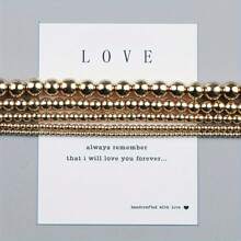 2-8mm天然赤鐵礦石珠子,適用於diy手鍊、項鍊、耳環和其他珠寶製作配件 - Golden - 查看 6