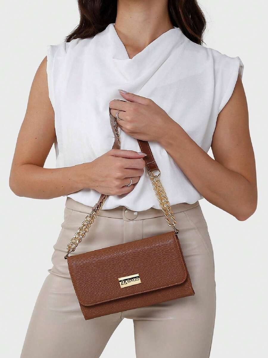 Women Tote Bags - 駝色 - 查看 1