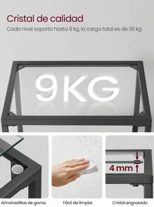 VASAGLE Bookcases - Black - View 6