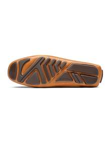 Men's Driving Moccasins Penny Loafers Slip On Loafer Shoes - 咖啡棕 - 查看 6