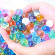 6000pcs Colored/Clear Water Gel Beads, Water Gel Beads For Vase Filler, Decoration, Wedding Centerpiece, Floating Candles, Planting, Floral Decoration Best Gifts Birthday Graduation - Blue - View 7