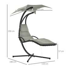 Hammock Chairs - Grey - View 3