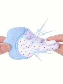 1pc Baby Teething Glove, Chew Toy, Hand Teether, Mitten, Soothing Ring