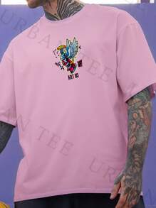 Men T-Shirts - 淺粉色 - 查看 2