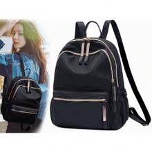 Fashion Backpack Bag Waterproof Anti-Theft Closure - 黑色 - 查看 10