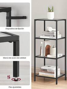 VASAGLE Bookcases - Black - View 5