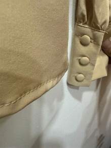 Women Blouses - Beige - View 7