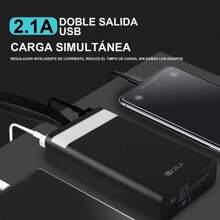 1Hora Bateria Portatil / Power Bank 30000mAh GAR138 - Blanco - Ver 4