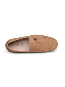 Men's Penny Loafers Moccasins Shoes - Cà phê nâu - Xem 8