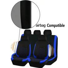 REMAX Car Seat Covers 9 Pack Airbag Compatible Universal Seat Cushions Car Accessories New Football Quilted Design For Women,Car Seat Cover Full Set