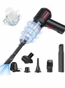 Cordless Vacuum Cleaner, Handheld Rechargeable Car Vacuum With Charging Dock, Strong Suction Portable Mini Vacuum, Wet Dry Vacuum Cleaner For Car Home - Black - View 7