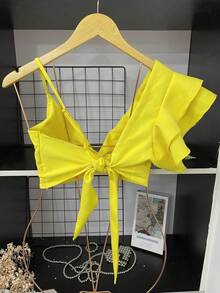 Women Tops - Màu vàng - Xem 3