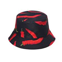 Women Bucket Hat - 小辣椒 - 查看 1