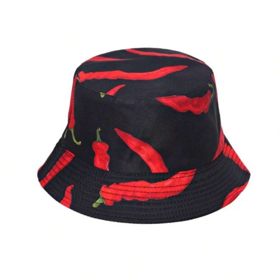 Women Bucket Hat - 小辣椒 - 查看 1