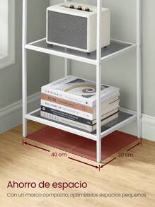 VASAGLE Bookcases - White - View 2