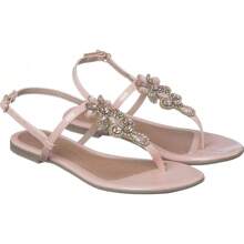 Women Flat Sandals - 藕粉色 - 查看 2
