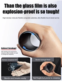 Transparent High Definition Edge-To-Edge Screen Protector Compatible With Samsung Curved Screen Model, Easy To Apply With Alignment Tool, Durable, No Edge Lifting - Clear - View 7