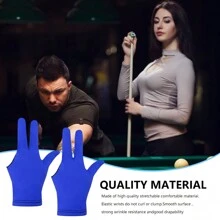 4 件組撞球手套：3 指斯諾克球桿手套,女用撞球訓練手套,三指左右手撞球桿手套 - 彩色 - 查看 5